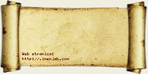 Angelina Krkić vizit kartica